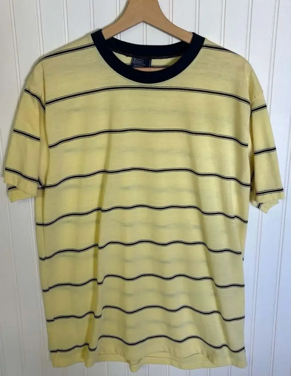 Vintage Polo Ralph Lauren Striped Crew Neck T-Shirt